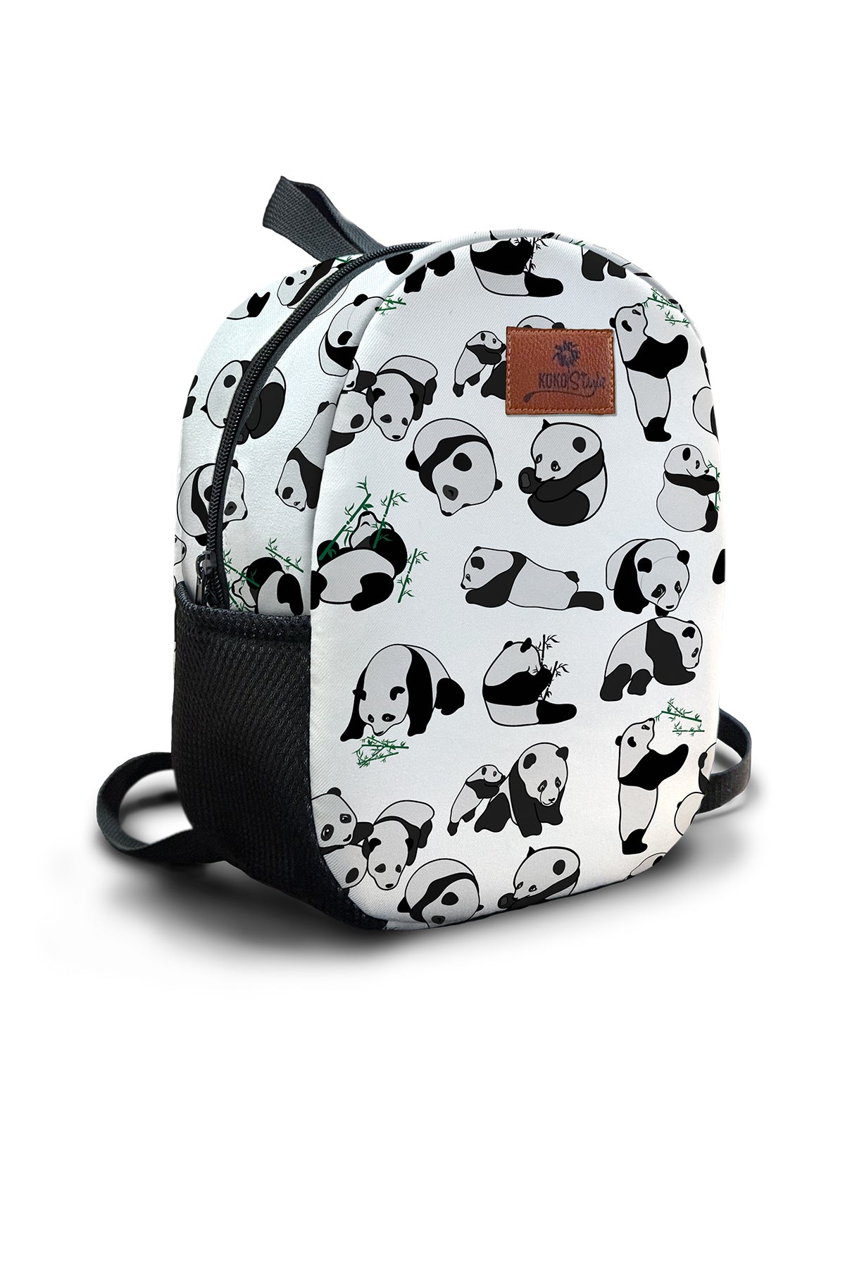 Crazy Panda Pattern Preschool Backpack – Medium Size Kids Backpack for Ages 3–5, Daycare Bag