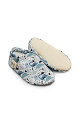 Kokopatik Organic Cotton Baby Booties – Non-Slip Sole, Newborn Booties, Home & Nursery Shoes, Dinosaur Pattern Booties
