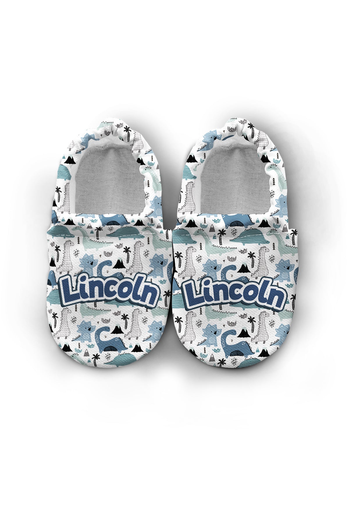 Make It Yours – Personalized Dinosaur Pattern Booties for Babies | Non-Slip, Cotton, Unisex
