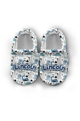 Make It Yours – Personalized Dinosaur Pattern Booties for Babies | Non-Slip, Cotton, Unisex