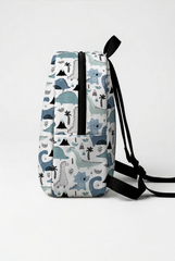 Dinosaur Pattern Personalized Toddler Backpack – Small Size Kids Backpack for Ages 1–3, Daycare Bag