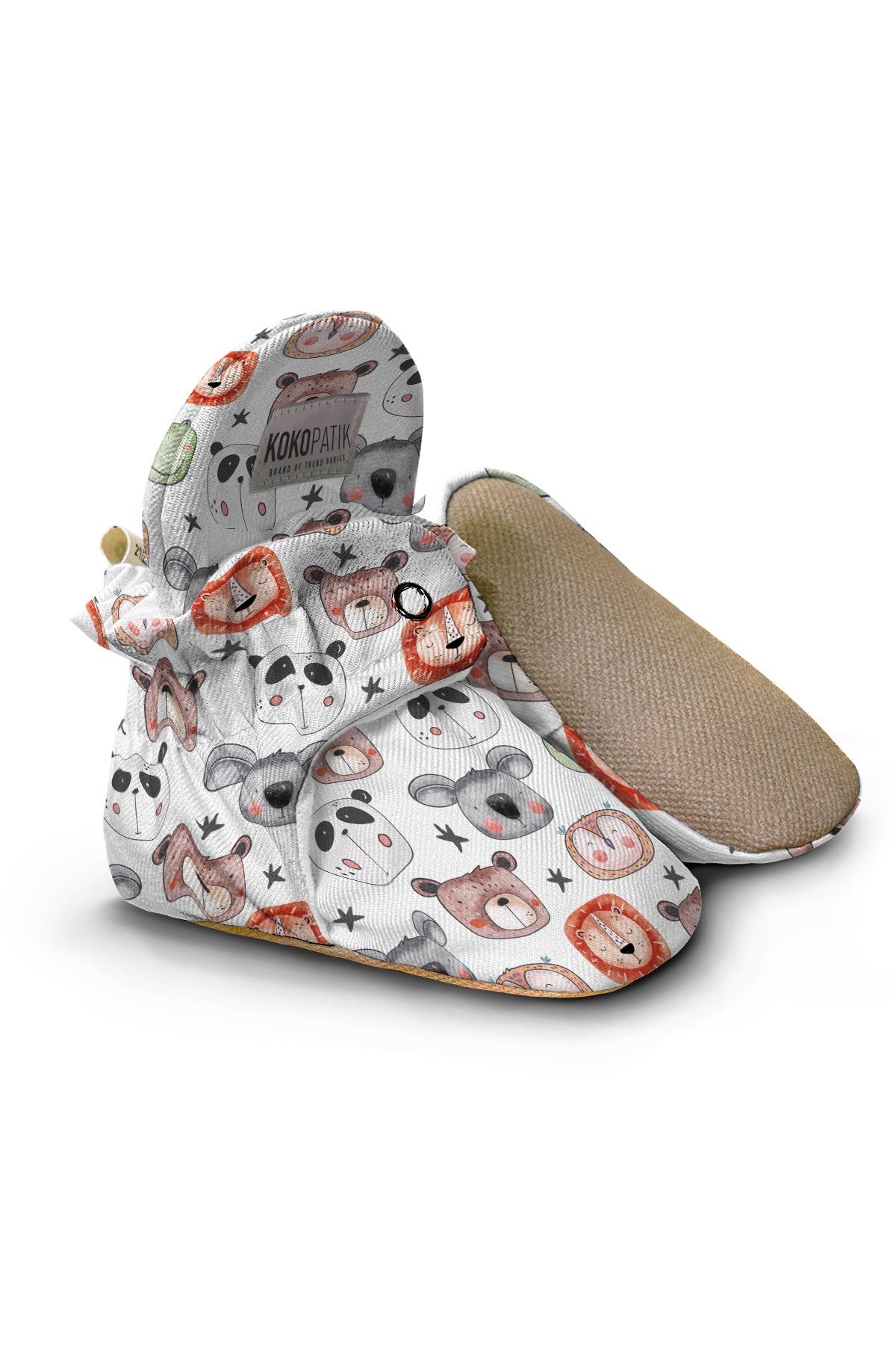 Friends Portrait Baby Booties – Soft & Colorful Non-Slip Slippers for Toddlers