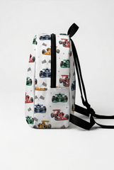 Formula Pattern Personalized Toddler Backpack – Small Size Kids Backpack for Ages 1–3, Daycare Bag