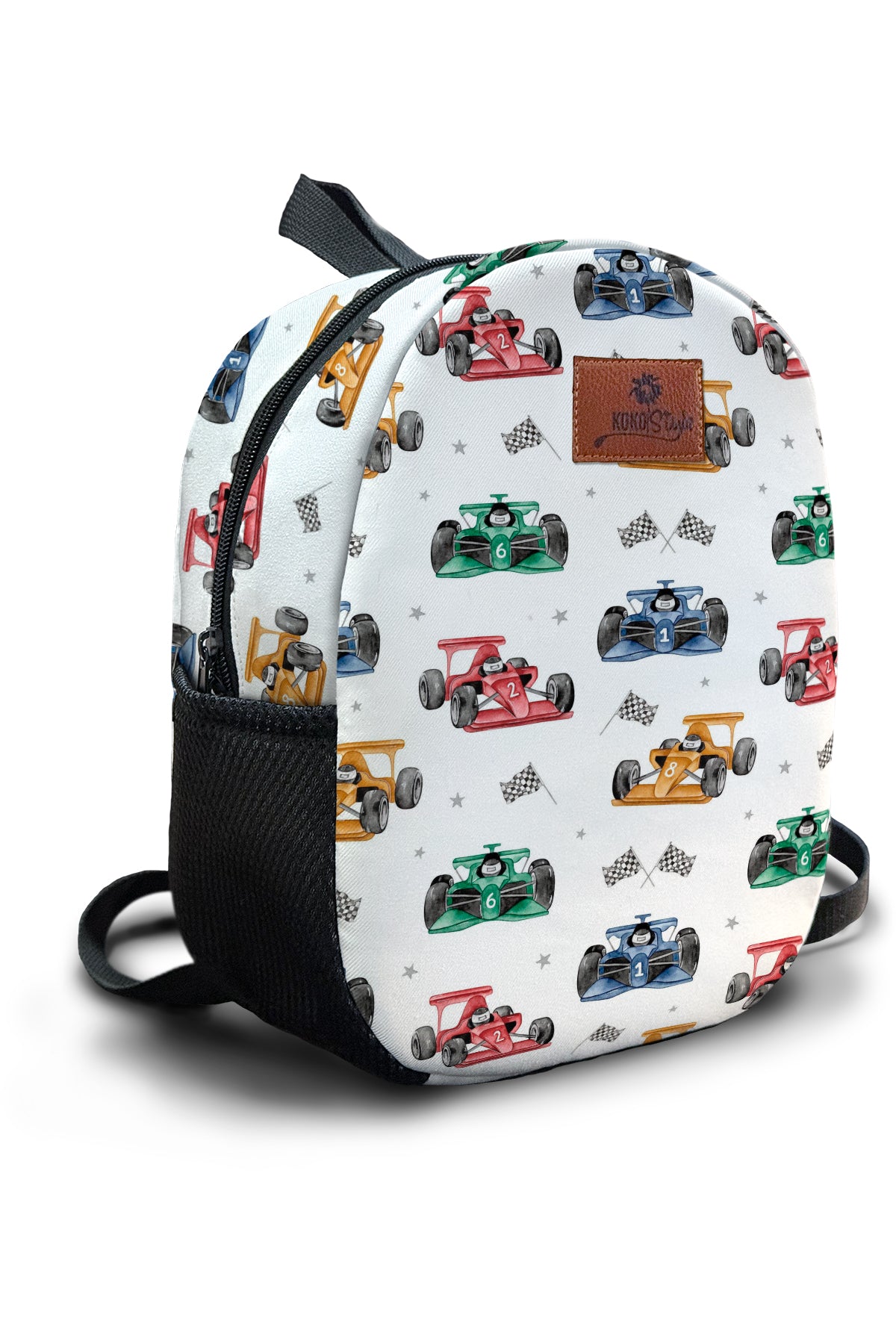 Formula Pattern Preschool Backpack – Medium Size Kids Backpack for Ages 3–5, Daycare Bag