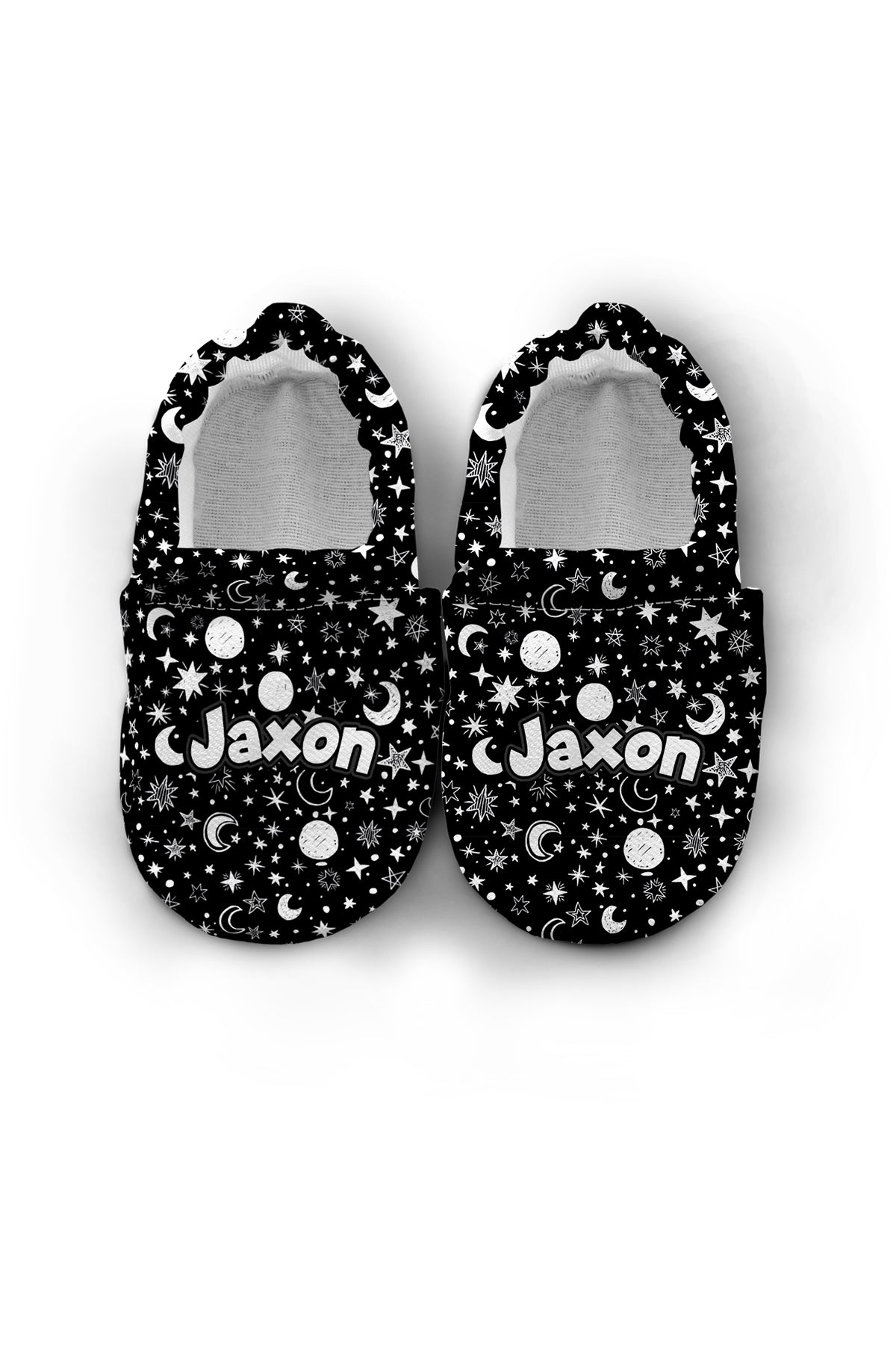 Make It Yours – Personalized Night Pattern Booties for Babies | Non-Slip, Cotton, Unisex