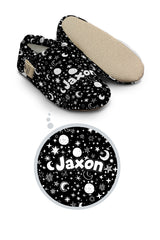 Make It Yours – Personalized Night Pattern Booties for Babies | Non-Slip, Cotton, Unisex