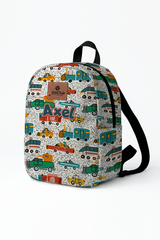 Migrating Animals Pattern Personalized Toddler Backpack – Small Size Kids Backpack for Ages 1–3, Daycare Bag