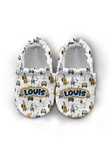 Make It Yours – Personalized Glasses Dog Pattern Booties for Babies | Non-Slip, Organic Cotton, Home & Nursery Use (Kopya)