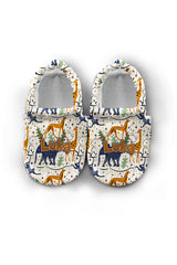 Make It Yours – Personalized Animated Forest  Pattern Booties for Babies | Non-Slip, Cotton, Unisex