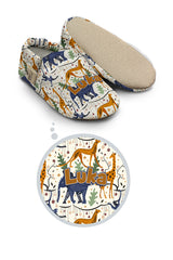 Make It Yours – Personalized Animated Forest  Pattern Booties for Babies | Non-Slip, Cotton, Unisex