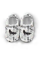 Make It Yours – Personalized Cartoon Pattern Booties for Babies | Non-Slip, Cotton, Unisex
