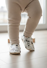 Kokopatik Organic Cotton Baby Booties – Non-Slip Sole, Newborn Booties, Home & Nursery Shoes, Cartoon Pattern Booties
