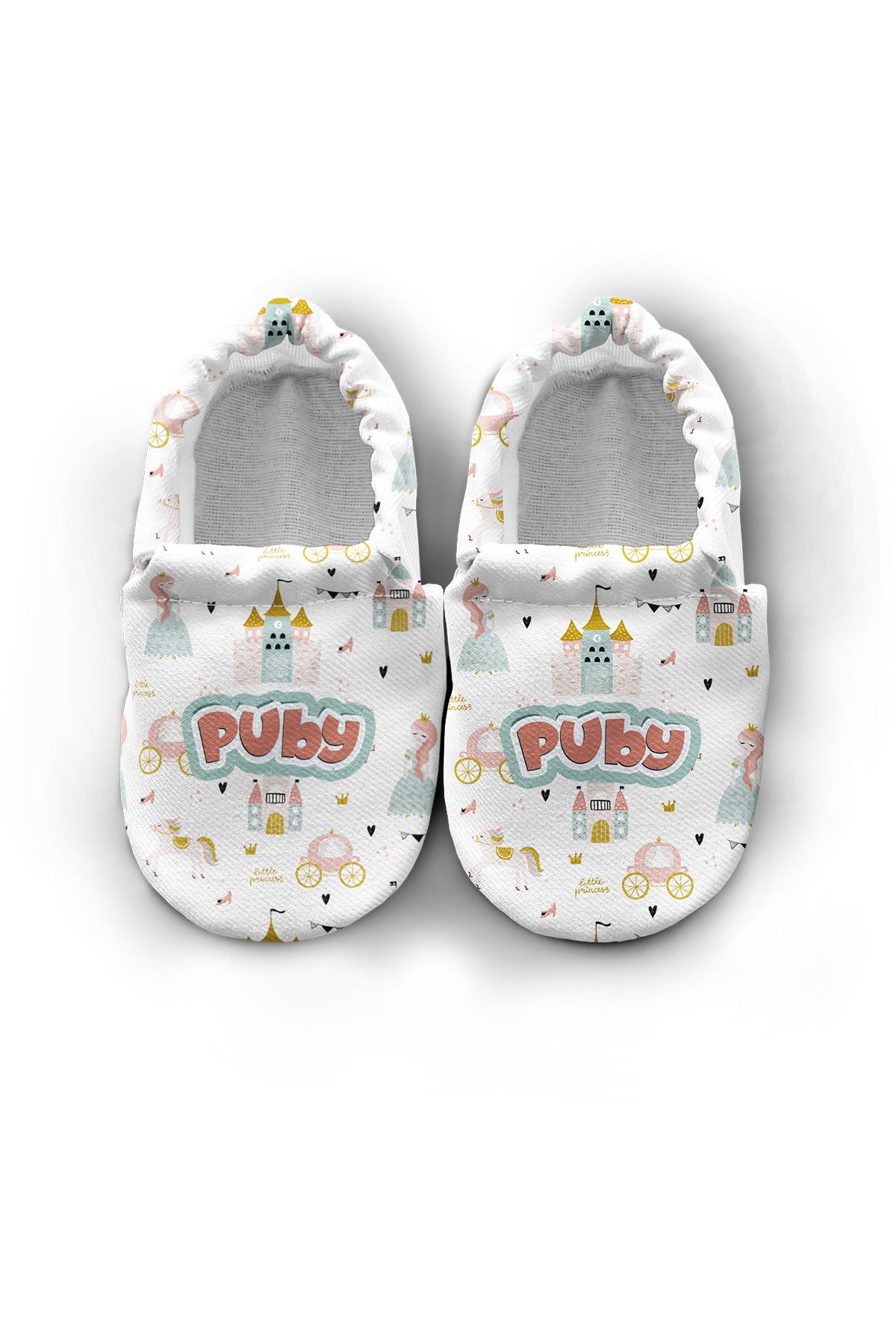 Make It Yours – Personalized Little Princess Booties for Babies | Non-Slip, Organic Cotton, First Step Shoes