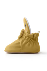 Cream Fleece Baby Booties – Soft, Non-Slip Indoor Slippers for Babies
