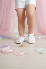 Kokopatik, Non-Slip Sole, Organic Cotton Lined Home Slippers, First Step Shoes, Little Elephant Patterned Slippers