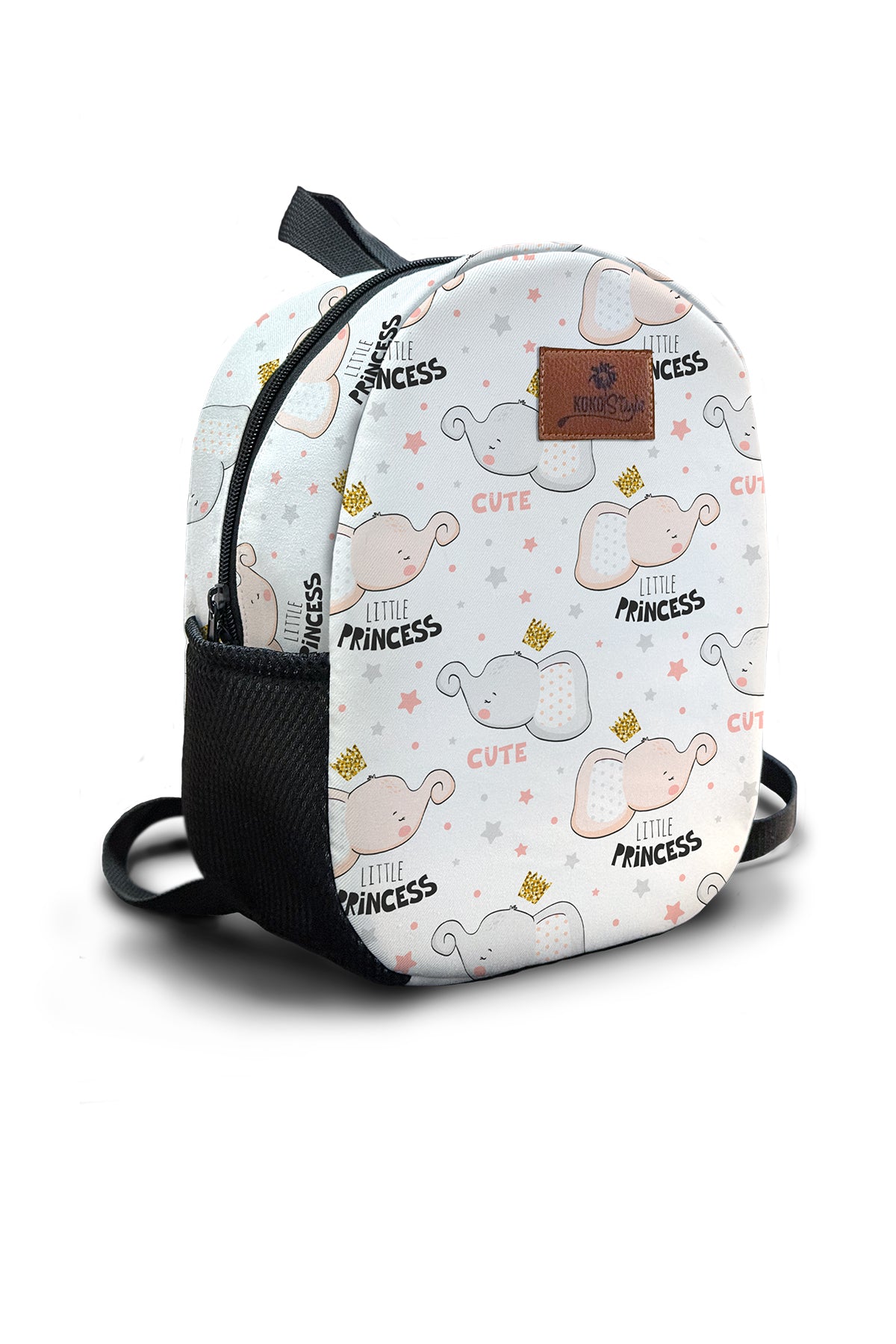 Little Elephant Pattern Preschool Backpack – Medium Size Kids Backpack for Ages 3–5, Daycare Bag