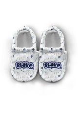 Make It Yours – Personalized Blue Sea Adventure Booties for Babies | Non-Slip, Organic Cotton, First Step Shoe