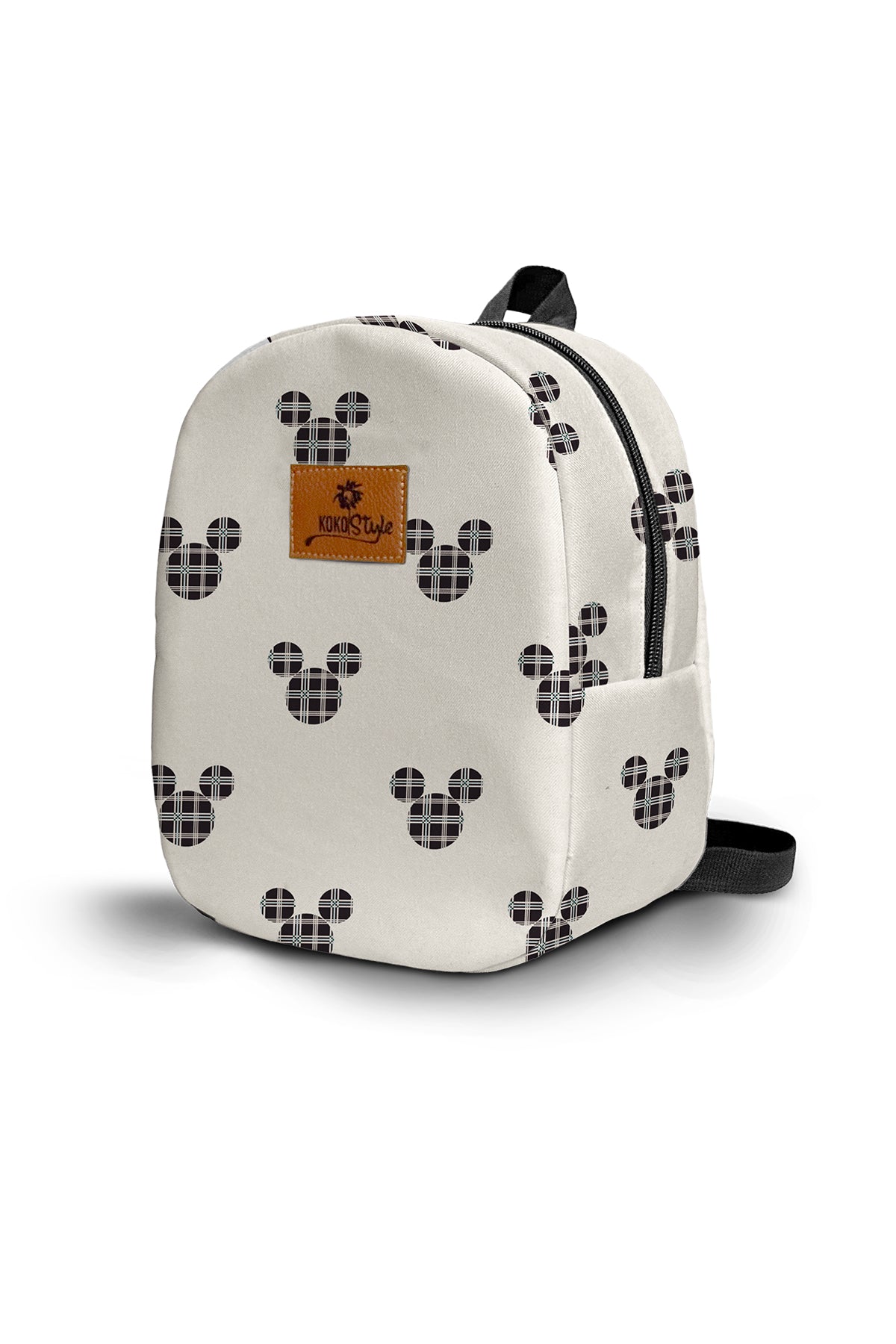 Mickey Pattern Toddler Backpack – Small Size Kids Backpack for Ages 1–3, Daycare Bag