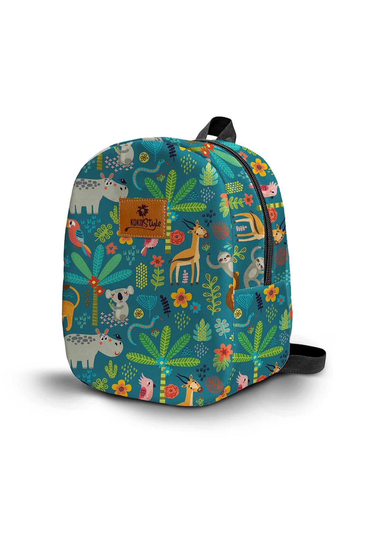 Forest Pattern Toddler Backpack – Small Size Kids Backpack for Ages 1–3, Daycare Bag
