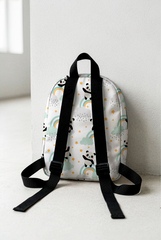 Panda Pattern Personalized Toddler Backpack – Small Size Kids Backpack for Ages 1–3, Daycare Bag