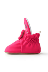 Light Pink Fleece Baby Booties – Soft, Non-Slip Indoor Slippers for Babies