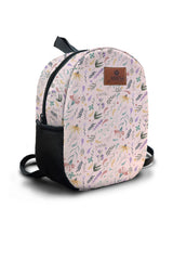 Pink Spring Pattern Preschool Backpack – Medium Size Kids Backpack for Ages 3–5, Daycare Bag