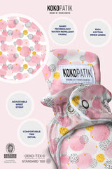 Pink Bubble Baby Booties – Soft and Playful Cotton Booties