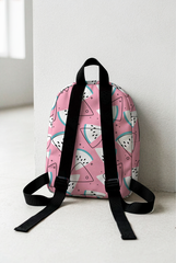 Pink Watermelon Pattern Personalized Toddler Backpack – Small Size Kids Backpack for Ages 1–3, Daycare Bag