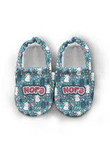Make It Yours – Personalized Rabbit Pattern Booties for Babies | Non-Slip, Cotton, Home & Nursery Use