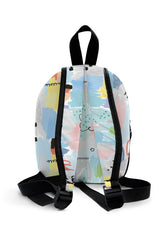 Colorful Pattern Preschool Backpack – Medium Size Kids Backpack for Ages 3–5, Daycare Bag