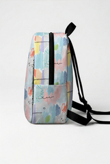 Colorful Pattern Personalized Toddler Backpack – Small Size Kids Backpack for Ages 1–3, Daycare Bag