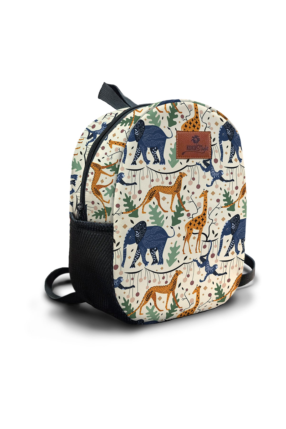 Animated Forest Pattern Preschool Backpack – Medium Size Kids Backpack for Ages 3–5, Daycare Bag