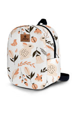 Salmon Bunny Pattern Toddler Backpack – Small Size Kids Backpack for Ages 1–3, Daycare Bag