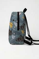Kite Pattern Personalized Toddler Backpack – Small Size Kids Backpack for Ages 1–3, Daycare Bag
