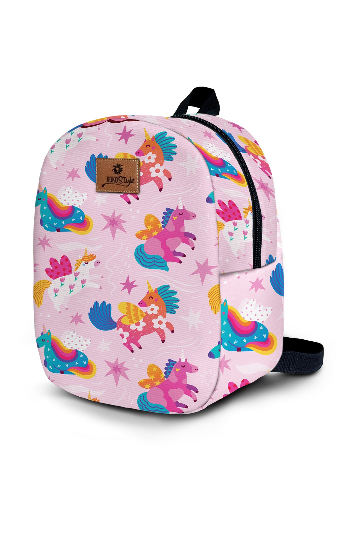 Unicorn Pattern Toddler Backpack – Small Size Kids Backpack for Ages 1–3, Daycare Bag