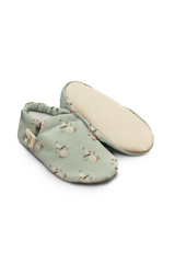 Kokopatik Non-Slip Sole, Indoor/Creche Booties, Unisex Baby Booties, Cotton Newborn Shoe, Duck Pattern