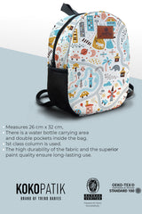 Utopia Pattern Preschool Backpack – Medium Size Kids Backpack for Ages 3–5, Daycare Bag