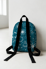 Space Pattern Personalized Toddler Backpack – Small Size Kids Backpack for Ages 1–3, Daycare Bag