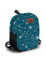 Space Pattern Preschool Backpack – Medium Size Kids Backpack for Ages 3–5, Daycare Bag